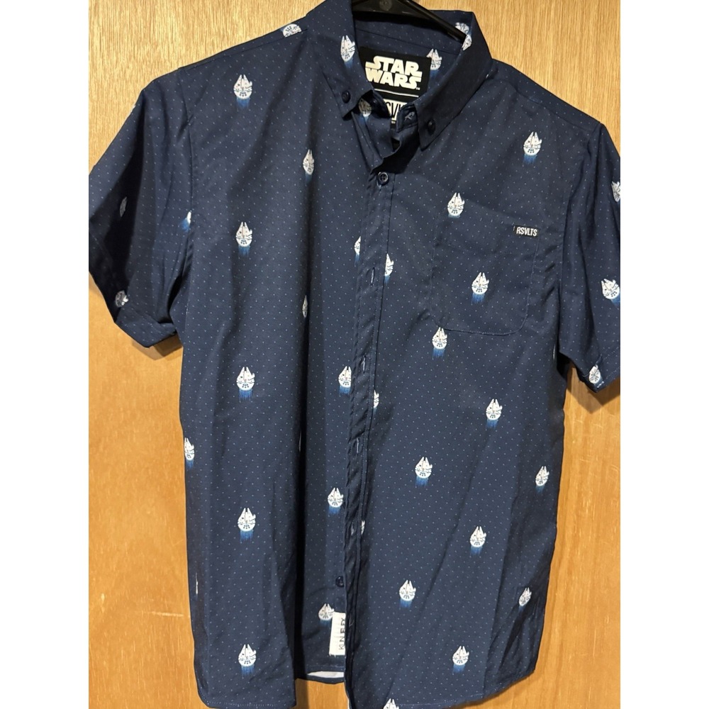 RSVLTS Youth Star Wars "12 Parsecs" Millennium Falcon KUNUFLEX Shirt - XL (Z) - Picture 2 of 7